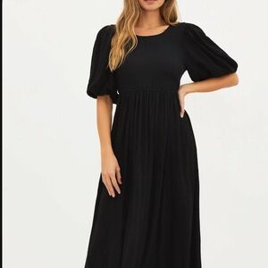 Beach riot Black long summer dress